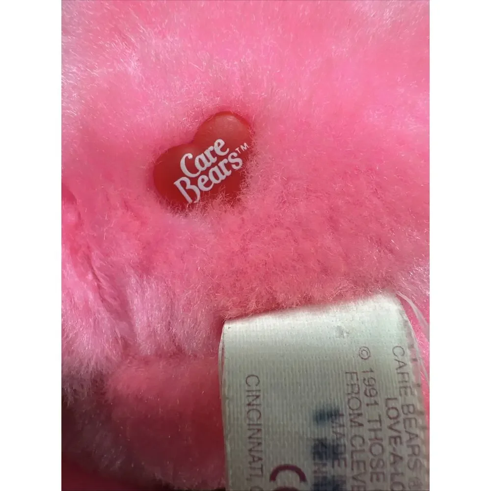 Vintage Kenner Environmental Care Bears Love a Lot Bear Hearts Pink 1991 - Picture 8 of 8